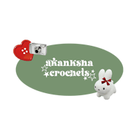 a photo of a rabbit and a heart with the words akansha crones
